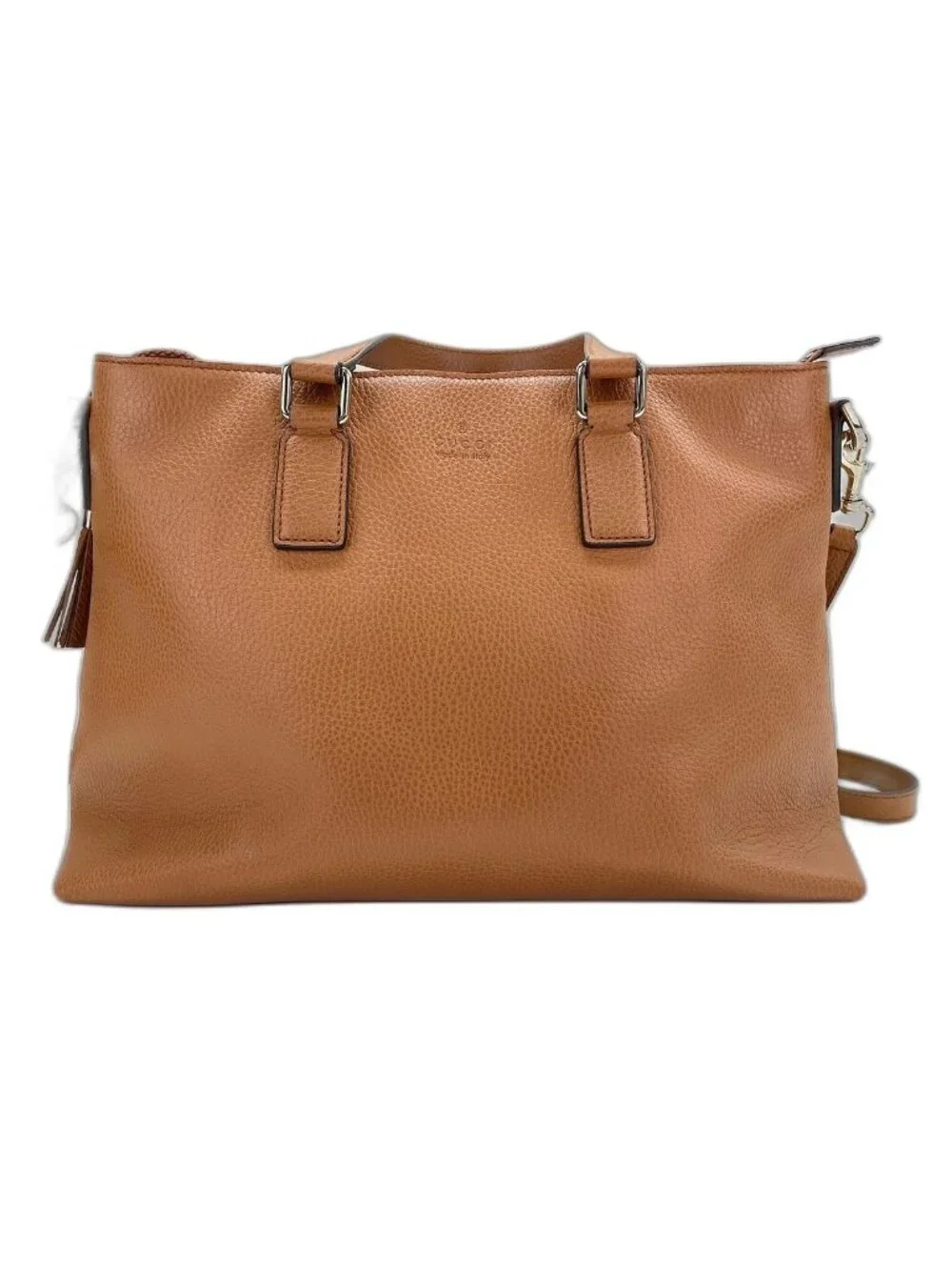 Gucci Tote Bag Bamboo Brown